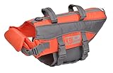 K9 Pursuits High Visibility Easy Grab Float Coat Life Jacket, X-Small, Orange