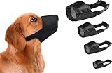 Dog Safety Muzzle Biting Barking Chewing Control Adjustable Nylon Small to 2XL (MEDIUM)