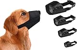 Pet Touch Dog Safety Muzzle Biting Barking Chewing Control Adjustable Nylon Small to 2XL (MEDIUM)