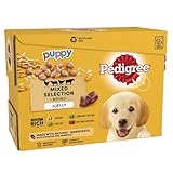 Pedigree Junior Wet Dog Food for Young Dogs and Puppies, 12 Pouches (12 x 100 g)