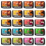 NUTRIMENT ENHANCED ADULT WORKING DOGS Raw Food (20 Tray Starter Pack) Frozen, Complete Premium BARF Diet Wet Dog food, Gluten-Free, Raw Protein, Digestible, All breeds, Sizes – 10kg Mixed Flavour