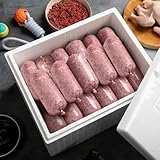 Food For Paws – Frozen Chicken Mince Raw Dog Food – 100% Natural High-Protein, Grain-Free Diet for Dogs – 10KG Box (20 × 500g) – Wet Raw Food for Dogs & Puppies – Perfect Dog Meal